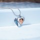 Сребърно колие Heart Photo Locket - 8-ми март