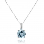 Златно колие  Blue Topaz