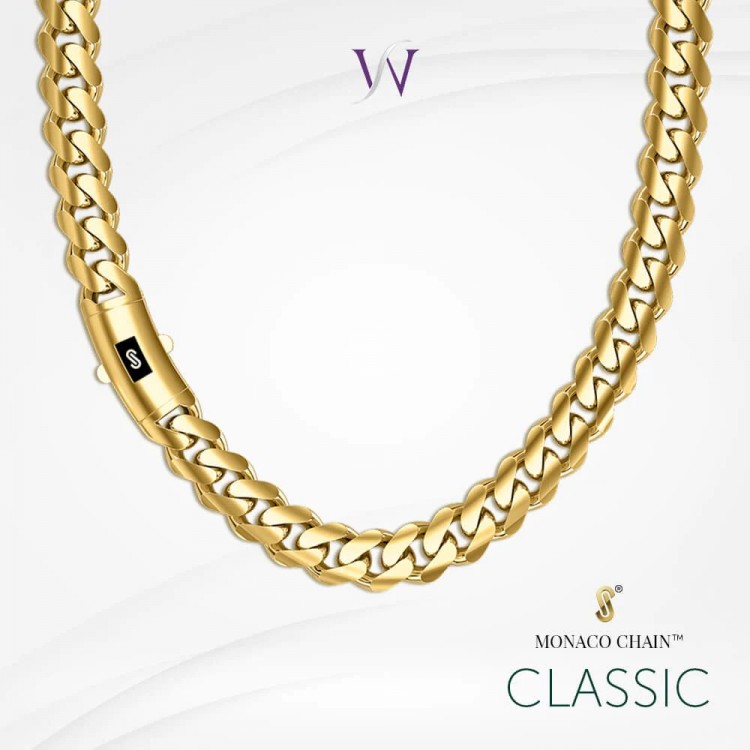 CHOKER CLASSIC PLAIN - MONACO CHAIN